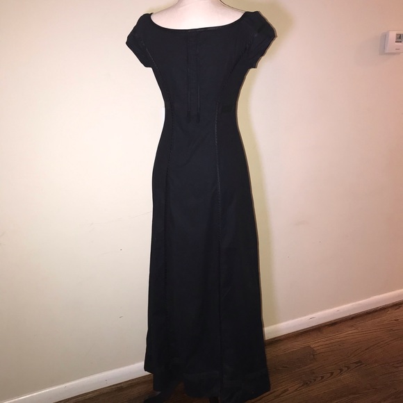 EUC Philosophy di Alberta Ferretti black maxi dress - Picture 4 of 8